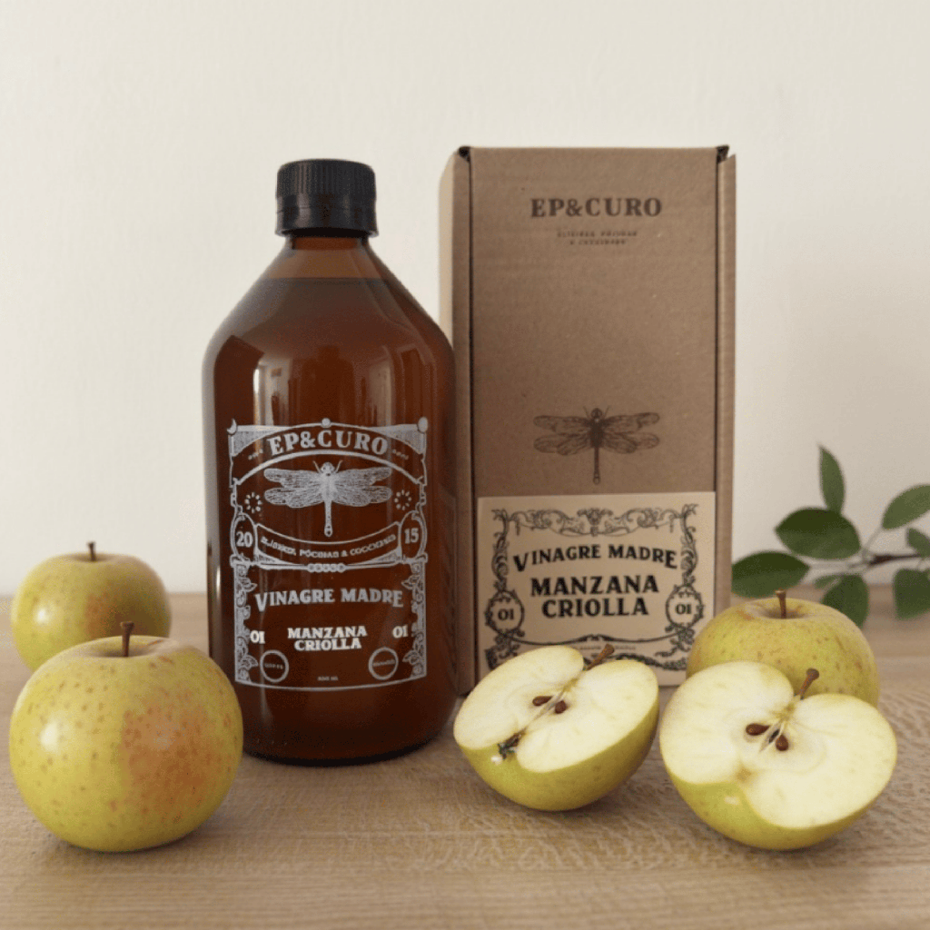 Vinagre Madre EP&CURO – Manzana Criolla (500 ml)