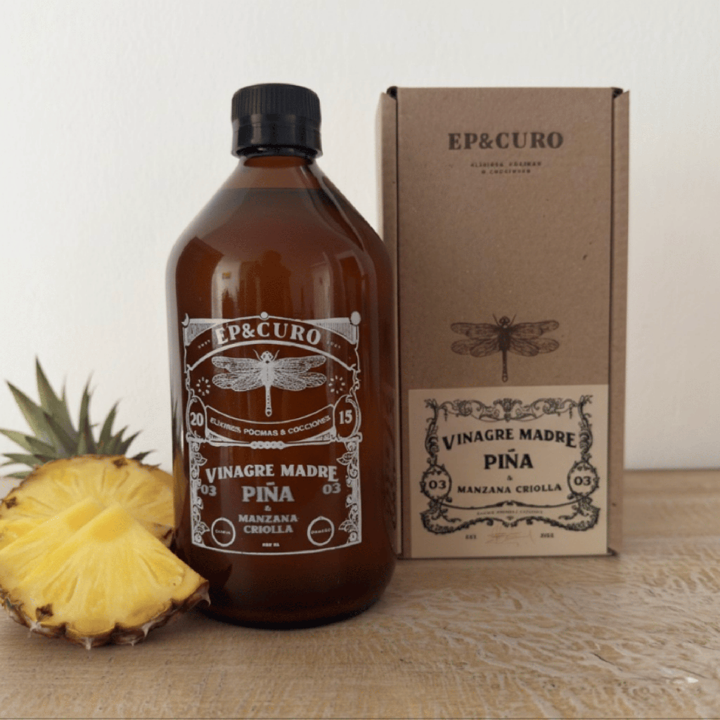 Vinagre Madre EP&CURO – Piña Tropical (500 ml)