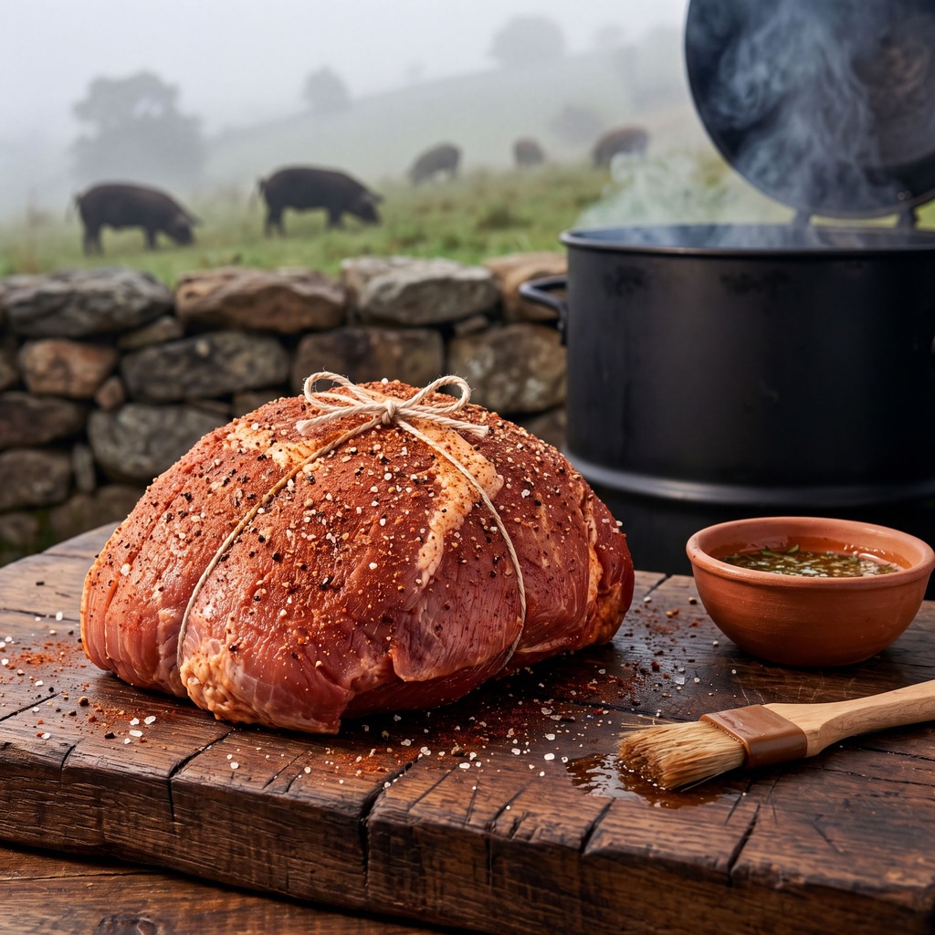 Bondiola Sampedreño en Bloque – Cerdo de Pastoreo (800 g)